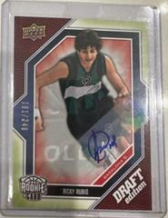 Ricky Rubio [Autograph Blue] Basketball Cards 2009 Upper Deck Draft Edition Prices