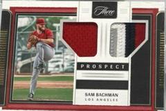 Sam Bachman [Gold] #PDJ-SB Baseball Cards 2022 Panini Three and Two Prospect Dual Jerseys Prices