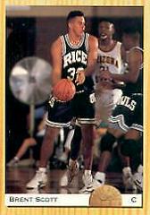 Brent Scott #58 Basketball Cards 1993 Classic Prices