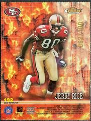 Plaxico Burress, Jerry Rice [Gold Refractor] Football Cards 2000 Topps Finest Prices