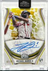 Michael Harris II [Gold Trim] Baseball Cards 2023 Topps Chrome Black Ivory Autographs Prices