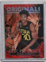Ochai Agbaji [Red] #8 Basketball Cards 2022 Panini Origins Originals Prices