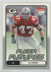 A.J. Hawk [Silver] #101 Football Cards 2006 Fleer Prices