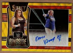 Doudrop [Gold Wave Prizm] Wrestling Cards 2022 Panini Select WWE Ringside Action Signatures Prices