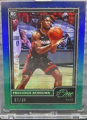 Precious Achiuwa [Blue] #102 Basketball Cards 2020 Panini One and One Prices