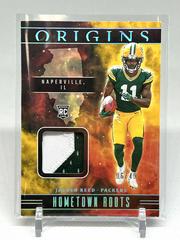 Jayden Reed [Gold] #HR-JR Football Cards 2023 Panini Origins Hometown Roots Prices