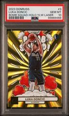 Luka Doncic [Yellow] #3 Basketball Cards 2023 Panini Donruss Bomb Squad Prices