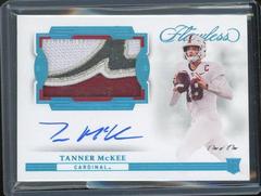 Tanner McKee [Horizontal Patch Autograph Platinum] #134 Football Cards 2023 Panini Flawless Collegiate Prices