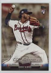 Ozzie Albies [Gold] #TS-74 Baseball Cards 2018 Topps Salute Prices