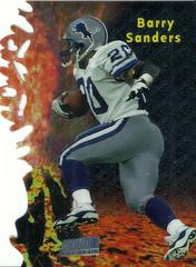 Barry Sanders [Members Only] Football Cards 1997 Stadium Club Triumvirate II Prices