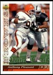 Anthony Pleasant Football Cards 1993 Upper Deck Prices