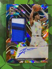 Aaron Wiggins [Jersey Autograph Astral] #186 Basketball Cards 2021 Panini Spectra Prices