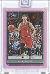 Alex Caruso [Pink] #89 Basketball Cards 2021 Panini One and One Prices
