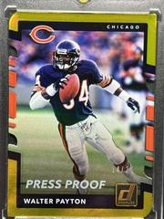 Walter Payton [Gold Die Cut Press Proof] #237 Football Cards 2017 Panini Donruss Prices