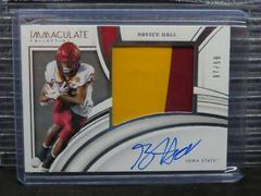 Breece Hall #PP10 Football Cards 2022 Panini Immaculate Collegiate Premium Rookie Patch Autographs Prices