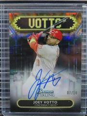 Joey Votto [Black Atomic] #SSA-JV Baseball Cards 2022 Bowman Sterling Signage Autographs Prices
