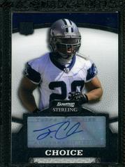 Tashard Choice [Gold Rookie Autograph] #118 Football Cards 2008 Bowman Sterling Prices