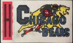 Chicago Bears Football Cards 1961 Topps Stickers Prices