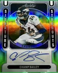 Champ Bailey Football Cards 2022 Panini Absolute Signature Standouts Prices