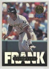 Frank Thomas #5 Baseball Cards 1993 Leaf Frank Thomas Prices