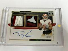 Trey Lance [Helmet, Patch Autograph Glove] Football Cards 2021 Panini Impeccable Prices