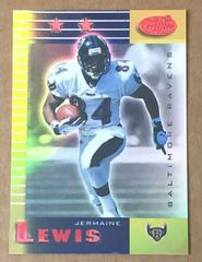 Jermaine Lewis [Mirror Gold] #107 Football Cards 1999 Leaf Certified Prices