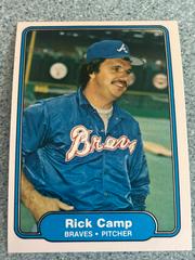 Rick Camp #432 Baseball Cards 1982 Fleer Prices