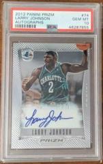 Larry Johnson #74 Basketball Cards 2012 Panini Prizm Autographs Prices