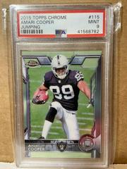 Amari Cooper [Jumping] #115 Football Cards 2015 Topps Chrome Prices