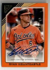 Ryan Mountcastle [Orange] Baseball Cards 2022 Topps Gallery Young Stars Autographs Prices