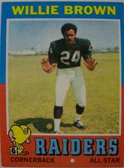Willie Brown Football Cards 1971 Topps Prices