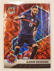 Karim Benzema [Reactive Red] #2 Soccer Cards 2021 Panini Mosaic Road to FIFA World Cup Prices