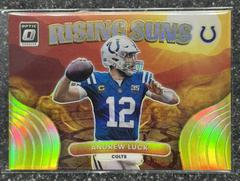 Andrew Luck [Gold] #RS-4 Football Cards 2022 Panini Donruss Optic Rising Suns Prices