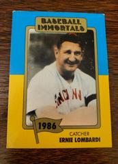 Ernie Lombardi Baseball Cards 1980 Baseball Immortals Prices