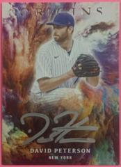 David Peterson [Red Silver Ink] Baseball Cards 2021 Panini Chronicles Origins Signatures Prices