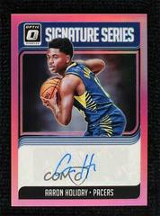 Aaron Holiday [Pink] #AHD Basketball Cards 2018 Panini Donruss Optic Signature Series Prices