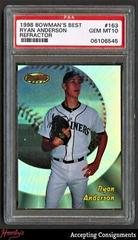 Ryan Anderson [Refractor] #163 Baseball Cards 1998 Bowman's Best Prices