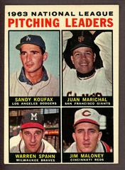 NL Pitching Leaders #3 Baseball Cards 1964 Topps Prices