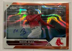 Miguel Bleis [Autograph Orange Lava] #PDC-95 Baseball Cards 2023 Topps Pro Debut Chrome Prices