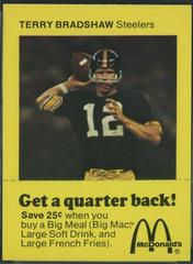 Terry Bradshaw Football Cards 1975 McDonald's Quarterbacks Prices