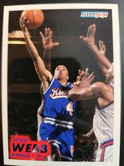 Spud Webb #186 Basketball Cards 1993 Fleer Prices