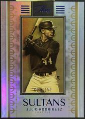 Julio Rodriguez Baseball Cards 2022 Panini Three and Two Sultans Prices