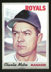 Charlie Metro #16 Baseball Cards 1970 Topps Prices