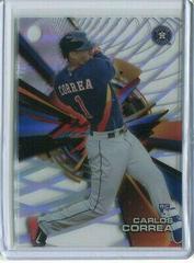 Carlos Correa [Grid] #HT-CC Baseball Cards 2015 Topps High Tek Prices