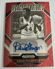 David Thompson [Choice Red] #LS-DVT Basketball Cards 2023 Panini Prizm Draft Picks Legacy Signatures Prices