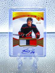 Seth Jarvis #ADT-SJ Hockey Cards 2021 Ultimate Collection Debut Threads Auto Patch Prices