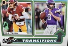Kirk Cousins #T-6 Football Cards 2022 Panini Classics Transitions Prices