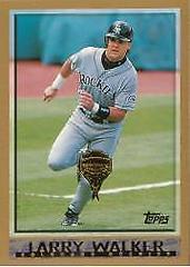 Larry Walker [Devil Rays Inaugural] #2 Baseball Cards 1998 Topps Prices