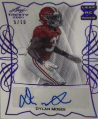 Dylan Moses [Purple] #BA-DM1 Football Cards 2021 Leaf Trinity Signatures Prices