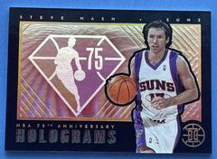Steve Nash Basketball Cards 2021 Panini Illusions NBA 75th Anniversary Holograms Prices